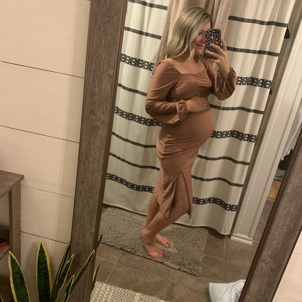 Midi form fitting dress